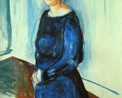 爱德华 蒙克 : Woman in Blue